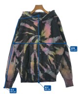 DIESEL（ディーゼル）パーカー 黒 サイズ:XS レディース/2200703089144