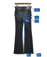 DIESEL（ディーゼル）デニムパンツ 黒 サイズ:24(S位) レディース/2200709302056