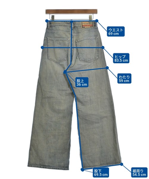 DIESEL（ディーゼル）デニムパンツ 青 サイズ:23(XS位) レディース/2200709302070