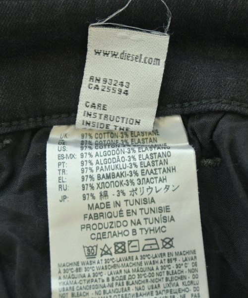 DIESEL（ディーゼル）デニムパンツ 黒 サイズ:25(S位) レディース/2200709413028