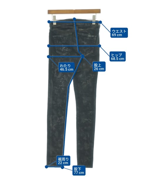 DIESEL（ディーゼル）デニムパンツ 黒 サイズ:25(S位) レディース/2200709413028
