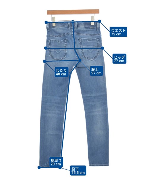 DIESEL（ディーゼル）デニムパンツ 青 サイズ:27(M位) レディース/2200710336019