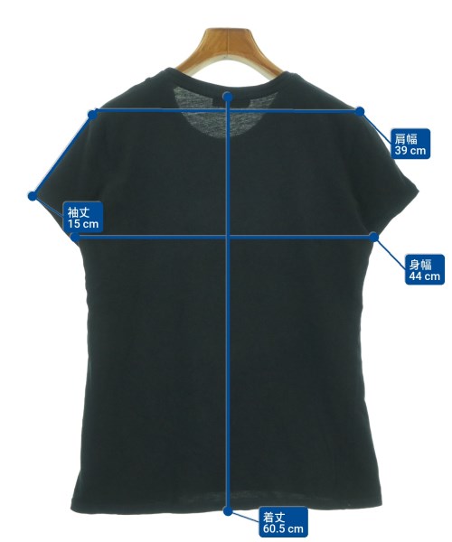 DIESEL（ディーゼル）Tシャツ・カットソー 黒 サイズ:M レディース/2200660748023