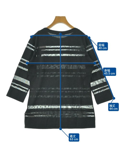 DIESEL（ディーゼル）Tシャツ・カットソー 黒 サイズ:M レディース/2200663232079