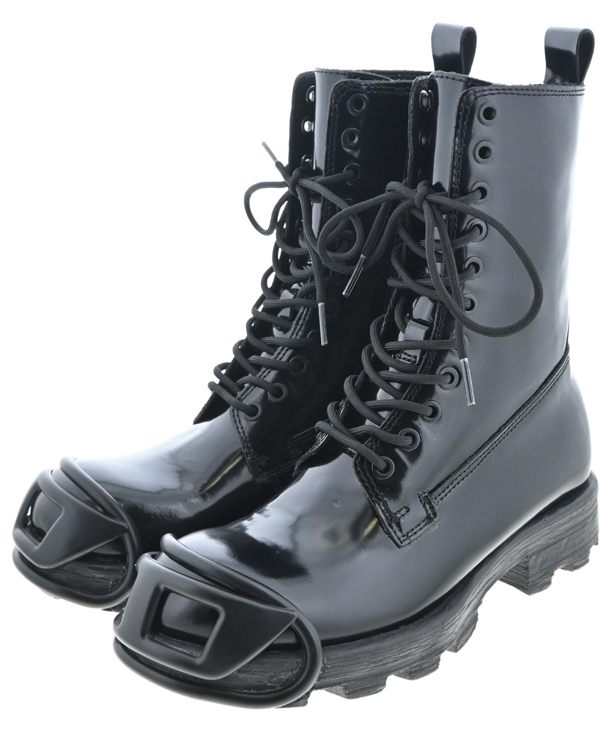 DIESEL（ディーゼル）ブーツ 黒 サイズ:24cm レディース/2200665289088