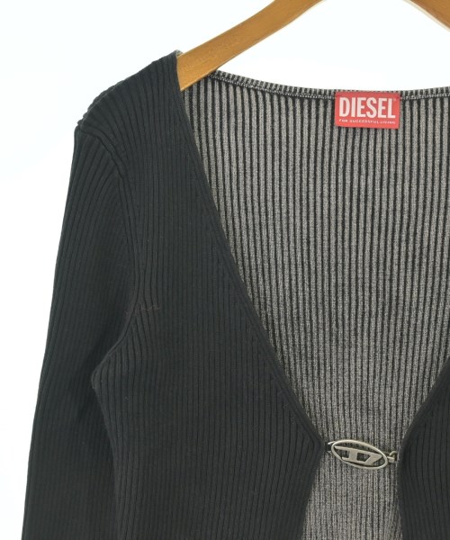 DIESEL（ディーゼル）カーディガン 黒 サイズ:L レディース/2200665508035