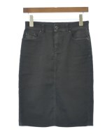 DIESEL（ディーゼル）ひざ丈スカート 黒 サイズ:25(S位) レディース/2200666736017