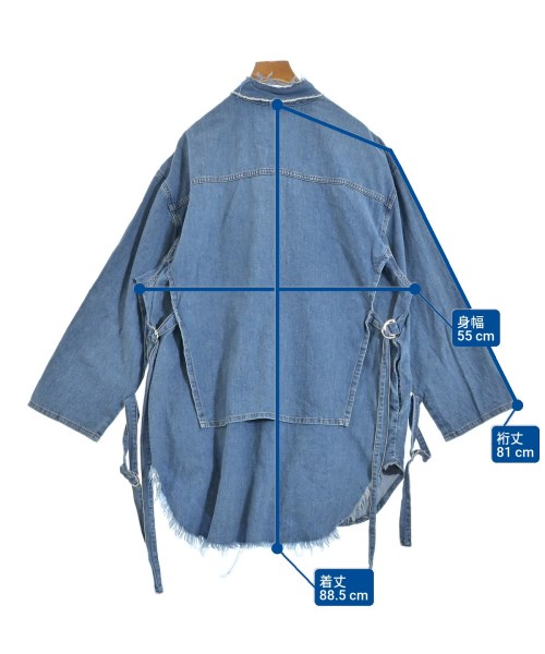 DIESEL（ディーゼル）カジュアルシャツ 青 サイズ:XS レディース/2200662922094