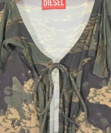 DIESEL（ディーゼル）Tシャツ・カットソー カーキ サイズ:XS レディース/2200667667075