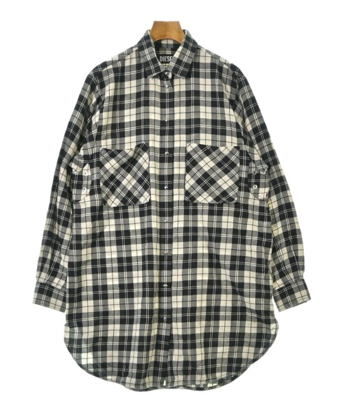 DIESEL(ディーゼル)シャツワンピース 黒 サイズ:S/2200669910032