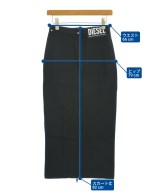 DIESEL（ディーゼル）ロング・マキシ丈スカート 黒 サイズ:27(M位) レディース/2200671585037