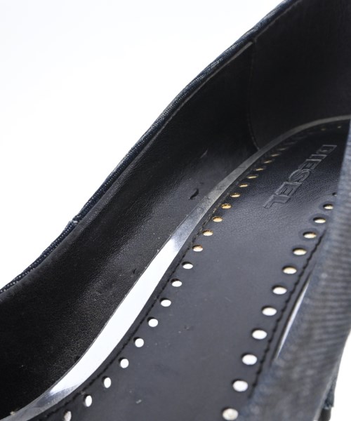 DIESEL（ディーゼル）パンプス 紺 サイズ:38(24.5cm位) レディース/2200730680048