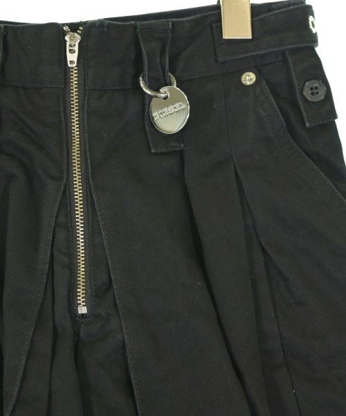 DIESEL（ディーゼル）ショートパンツ 黒 サイズ:24(S位) レディース/2200731445035