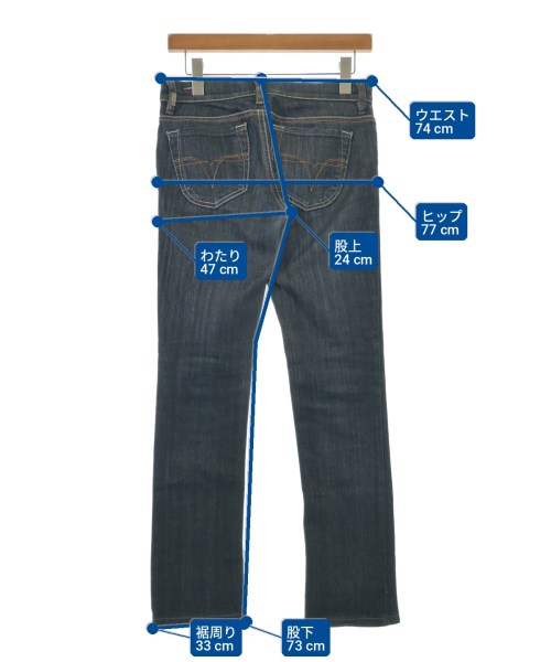 DIESEL（ディーゼル）デニムパンツ 紺 サイズ:25(S位) レディース/2200732768010