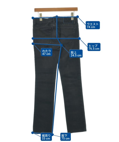 DIESEL（ディーゼル）デニムパンツ 黒 サイズ:26(M位) レディース/2200732768027