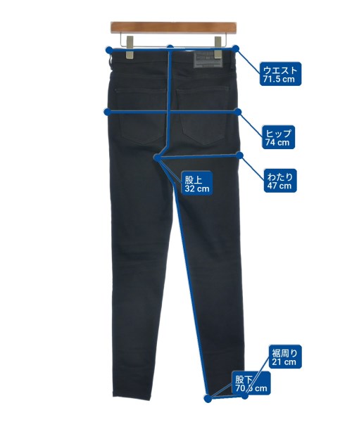 DIESEL（ディーゼル）デニムパンツ 黒 サイズ:26(M位) レディース/2200728869097