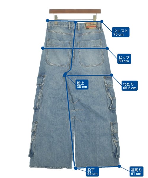 DIESEL（ディーゼル）デニムパンツ 青 サイズ:26(M位) レディース/2200734068071