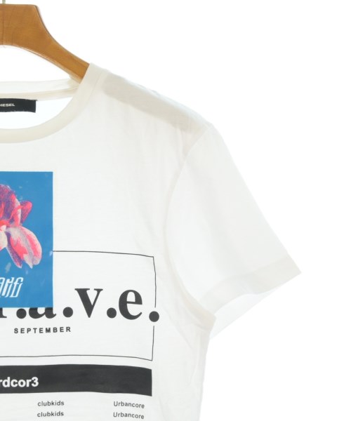 DIESEL（ディーゼル）Tシャツ・カットソー 白 サイズ:XS レディース/2200729121538