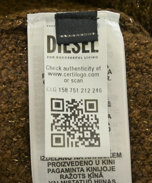 DIESEL（ディーゼル）ニット・セーター 茶 サイズ:S レディース/2200721124018