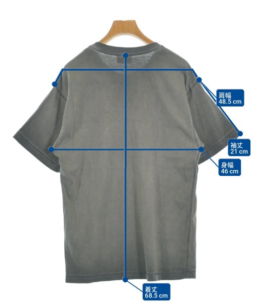 DIESEL（ディーゼル）Tシャツ・カットソー グレー サイズ:XS レディース/2200723420033