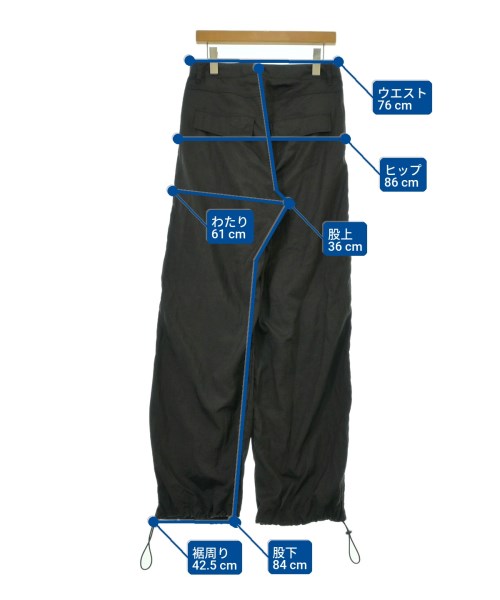 DIESEL（ディーゼル）カーゴパンツ 黒 サイズ:40(M位) レディース/2200719617102