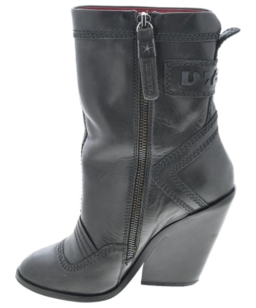 DIESEL（ディーゼル）ブーツ 黒 サイズ:EU37(23.5cm位) レディース/2200726582011