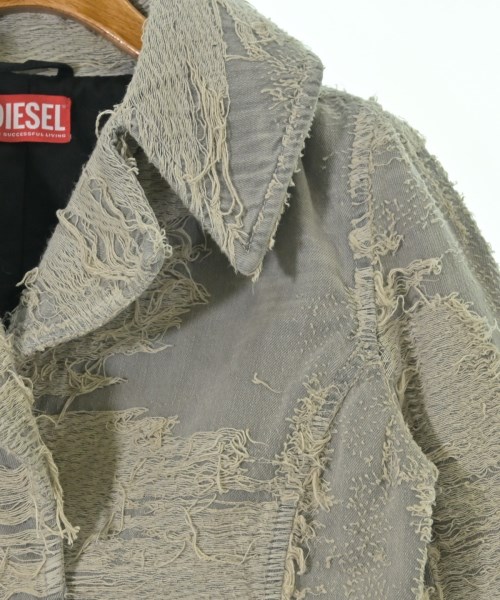 DIESEL（ディーゼル）デニムジャケット グレー サイズ:M レディース/2200686164029