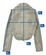DIESEL（ディーゼル）デニムジャケット グレー サイズ:M レディース/2200686164029