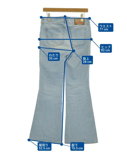 DIESEL（ディーゼル）デニムパンツ 青 サイズ:27(M位) レディース/2200686164036