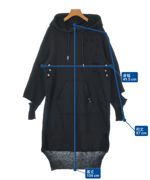 DIESEL（ディーゼル）ワンピース 黒 サイズ:XS レディース/2200687789016
