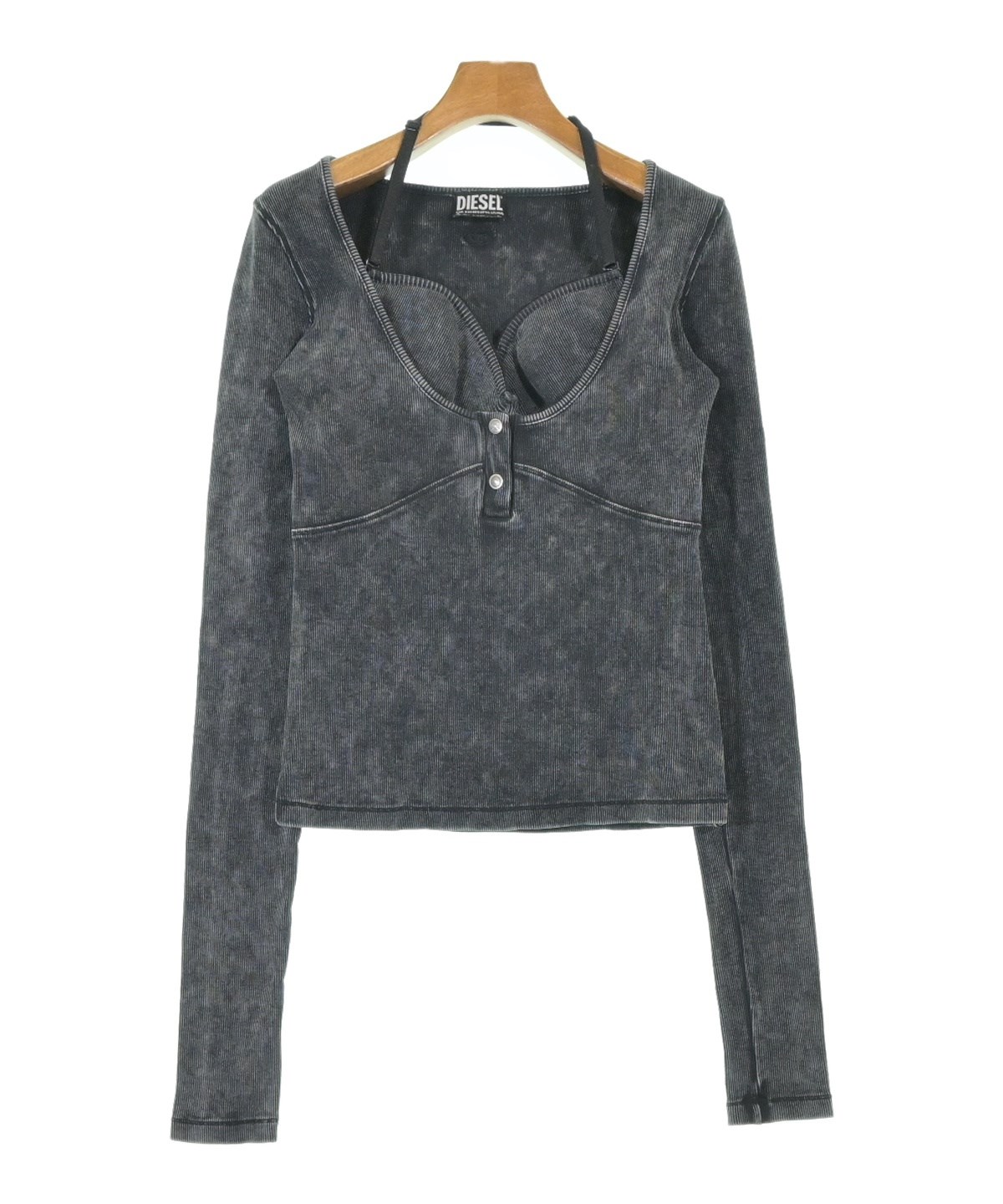 DIESEL（ディーゼル）Tシャツ・カットソー 黒 サイズ:L レディース