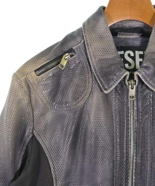 DIESEL（ディーゼル）ライダース グレー サイズ:44(XL位) レディース/2200690451214