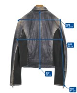 DIESEL（ディーゼル）ライダース グレー サイズ:44(XL位) レディース/2200690451214