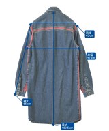 DIESEL（ディーゼル）シャツワンピース 紺 サイズ:XS レディース/2200690968026