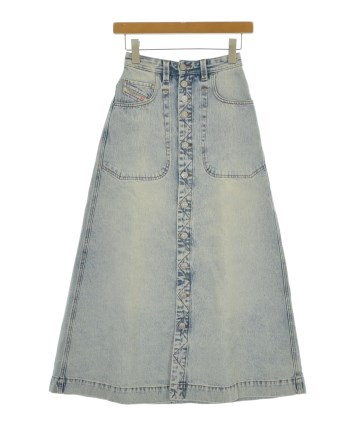 DIESEL（ディーゼル）ロング・マキシ丈スカート 青 サイズ:23(XS位