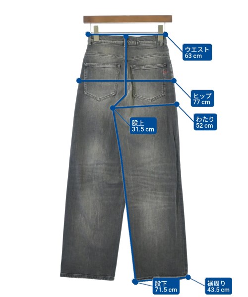 DIESEL（ディーゼル）デニムパンツ グレー サイズ:23(XS位) レディース/2200690968088