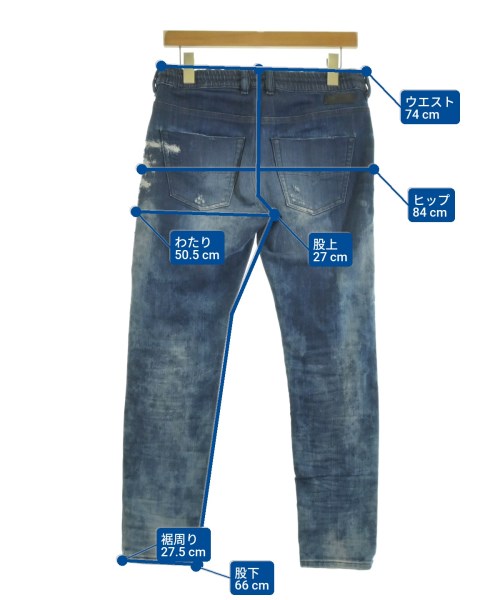 DIESEL（ディーゼル）デニムパンツ 青 サイズ:25(S位) レディース/2200690968156
