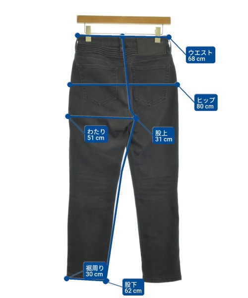 DIESEL（ディーゼル）デニムパンツ 黒 サイズ:25(S位) レディース/2200690968262