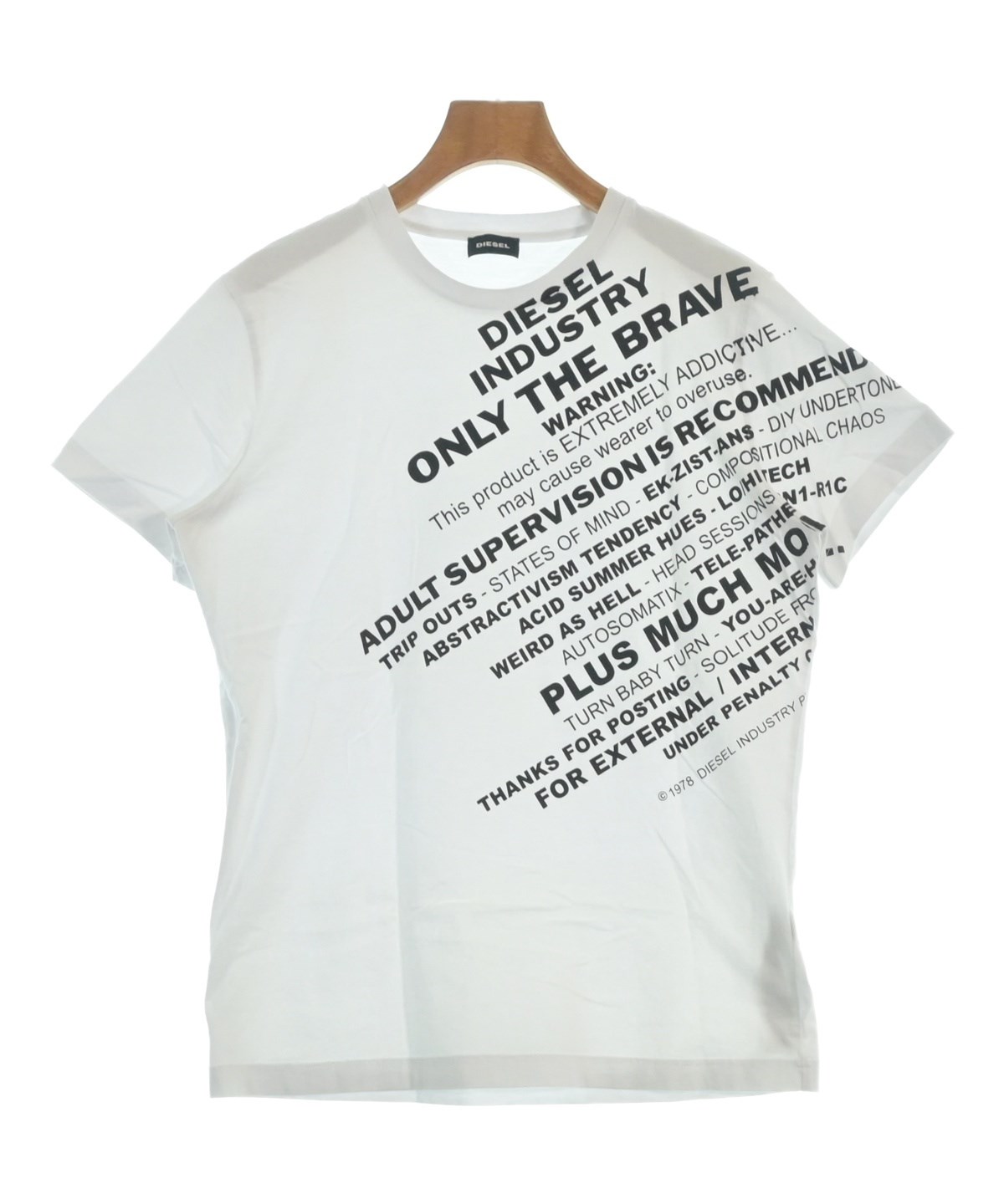 DIESEL（ディーゼル）Tシャツ・カットソー 白 サイズ:M レディース
