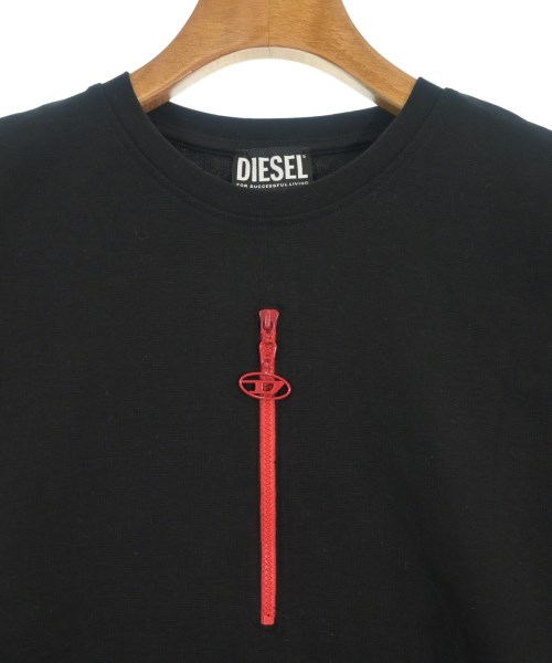 DIESEL（ディーゼル）Tシャツ・カットソー 黒 サイズ:L レディース/2200690968309