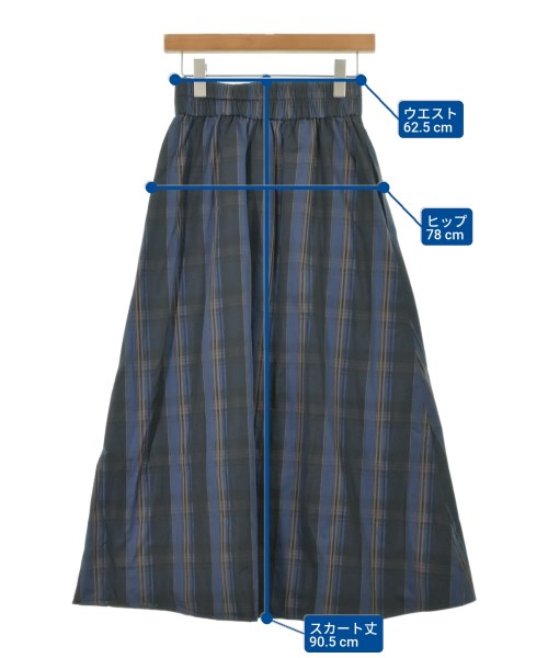 JOURNAL STANDARD（ジャーナルスタンダード）ロング・マキシ丈スカート 青 サイズ:36(S位) レディース/2200638257069