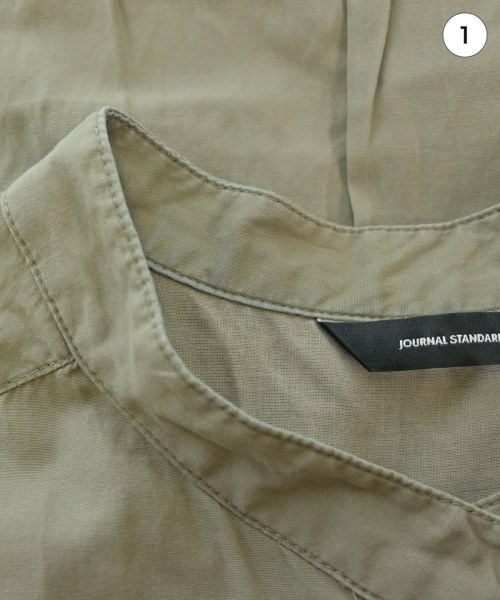JOURNAL STANDARD（ジャーナルスタンダード）シャツワンピース 茶 サイズ:F レディース/2200642141026
