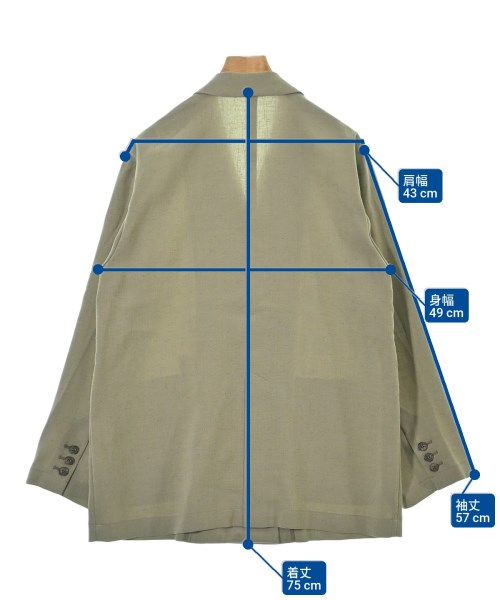 JOURNAL STANDARD（ジャーナルスタンダード）テーラードジャケット カーキ サイズ:F レディース/2200632050147