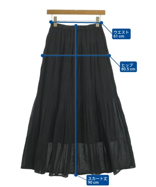 JOURNAL STANDARD（ジャーナルスタンダード）ロング・マキシ丈スカート 黒 サイズ:-(S位) レディース/2200635471192