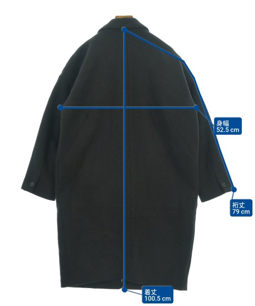 JOURNAL STANDARD（ジャーナルスタンダード）チェスターコート 黒 サイズ:F レディース/2200616726013