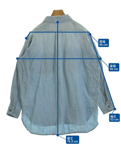 JOURNAL STANDARD（ジャーナルスタンダード）カジュアルシャツ 青 サイズ:F レディース/2200617799115