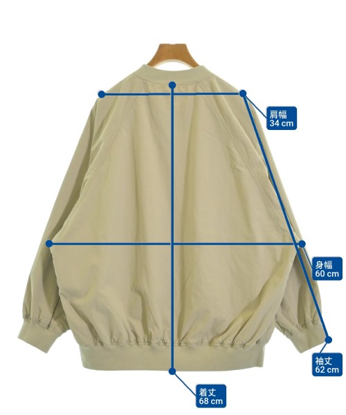 JOURNAL STANDARD relume（ジャーナルスタンダードレリューム）ブルゾン ベージュ サイズ:F レディース/2200630061077