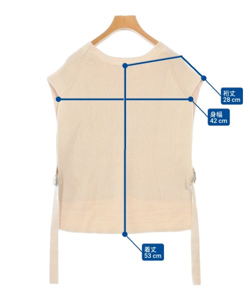 JOURNAL STANDARD（ジャーナルスタンダード）ベスト/ノースリーブ 白 サイズ:F レディース/2200620387057