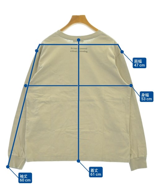 JOURNAL STANDARD（ジャーナルスタンダード）Tシャツ・カットソー ベージュ サイズ:F レディース/2200618916030