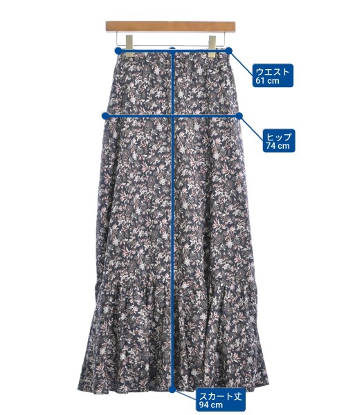 JOURNAL STANDARD（ジャーナルスタンダード）ロング・マキシ丈スカート 紺 サイズ:38(M位) レディース/2200608895192